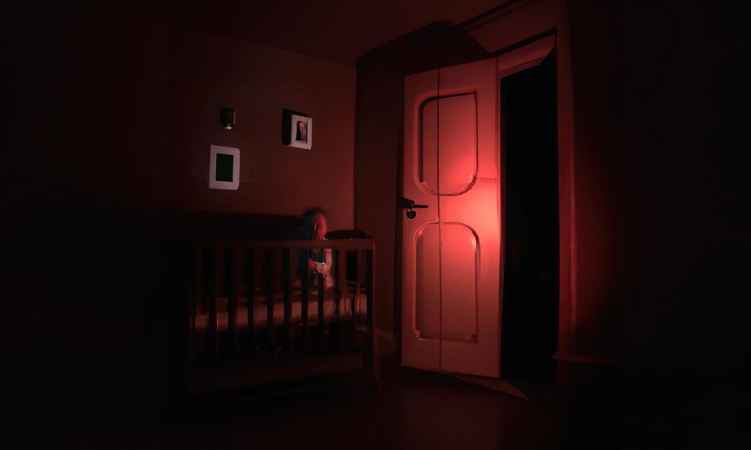 DALLE2-generated image, depicting a horror scene